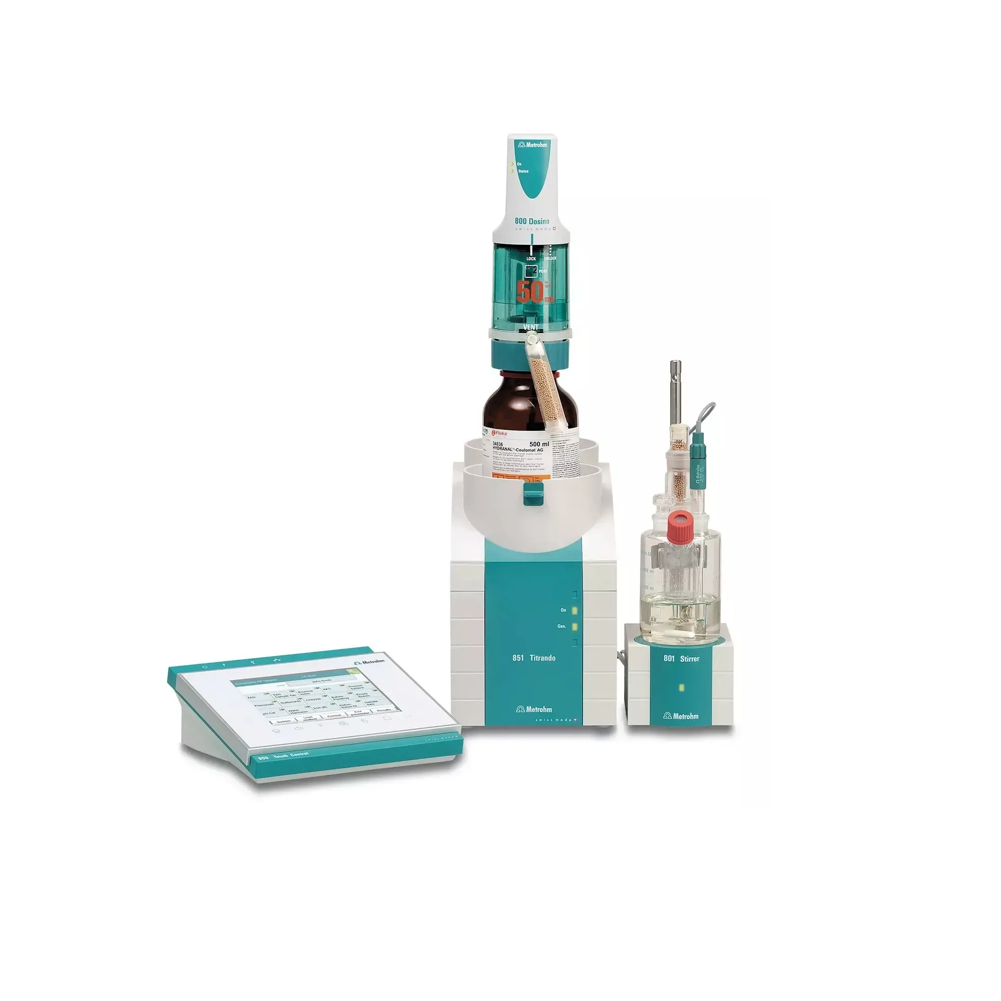 کارل فیشر کولومتری Metrohm مدل KF 851 Titrando